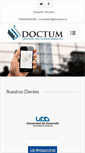 Mobile Screenshot of doctum.cl